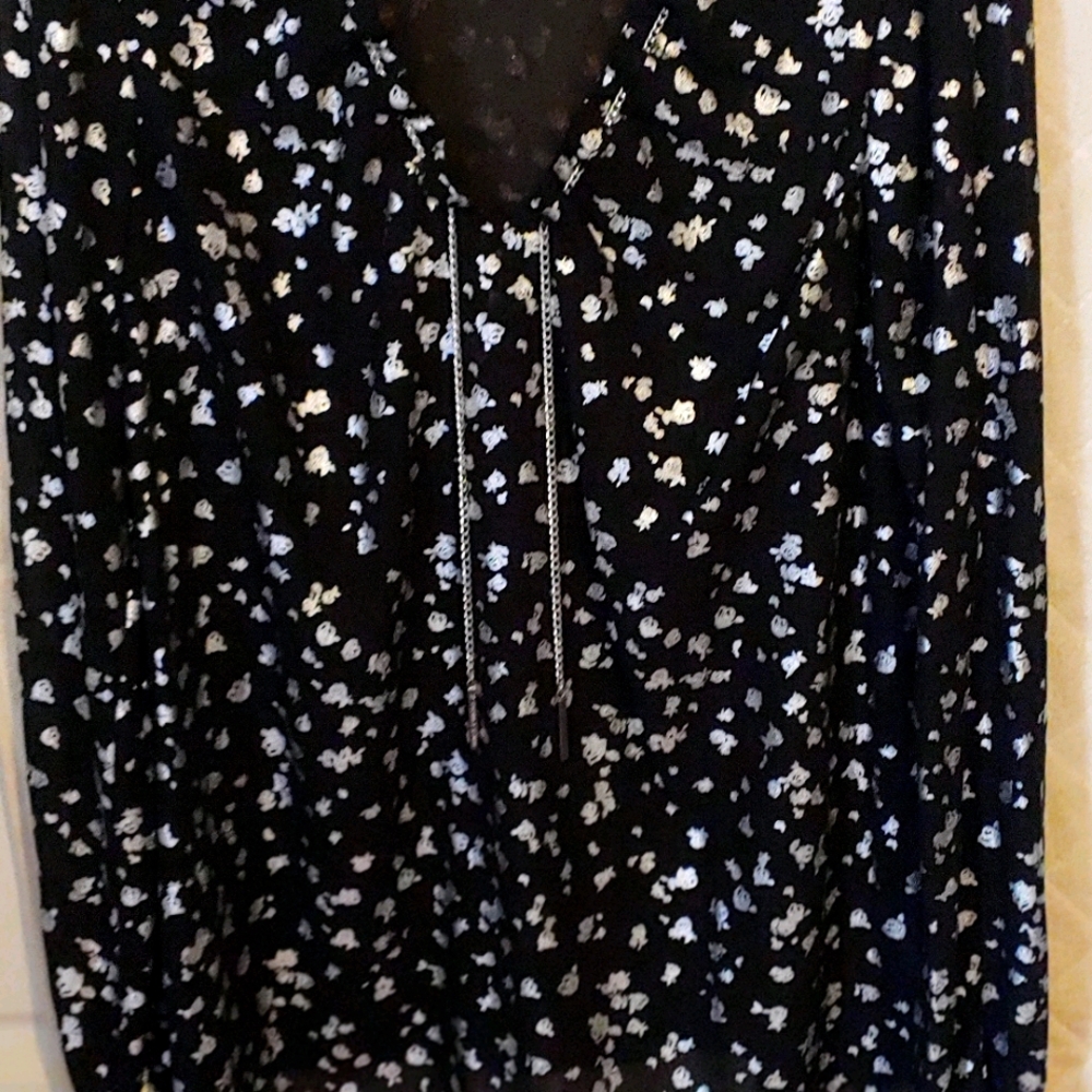 MK black dress shirt